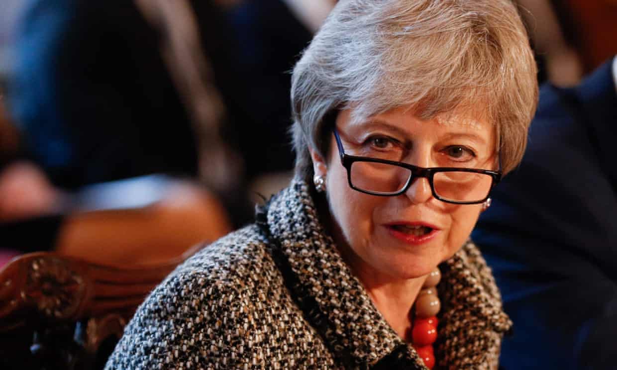 Theresa May on Monday