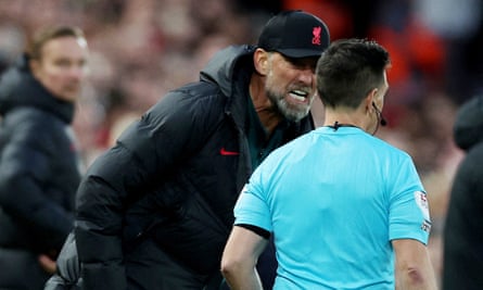 Jürgen Klopp has been charged with improper conduct by the Football Association over his red card at Anfield