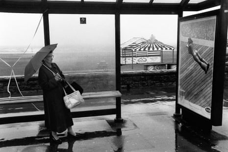 ‘Despite spending most of my time in Santa Monica, I’ve never been able to shake the allure of the British seaside’ … Deakins’ bus-stop moment.