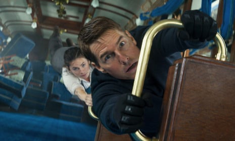 Still hanging in there … Tom Cruise and Hayley Atwell.