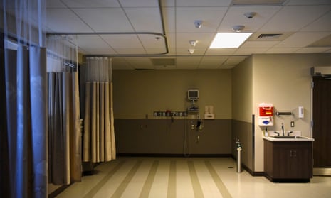 A recovery room sits empty at Alamo Women's Reproductive Services, an abortion clinic that closed its doors following the overturning of Roe v Wade, in San Antonio, Texas on 16 August 2022.
