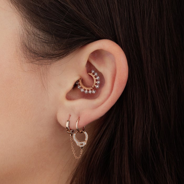 The Curated Ear Why Delicate Decorative Piercings Are The