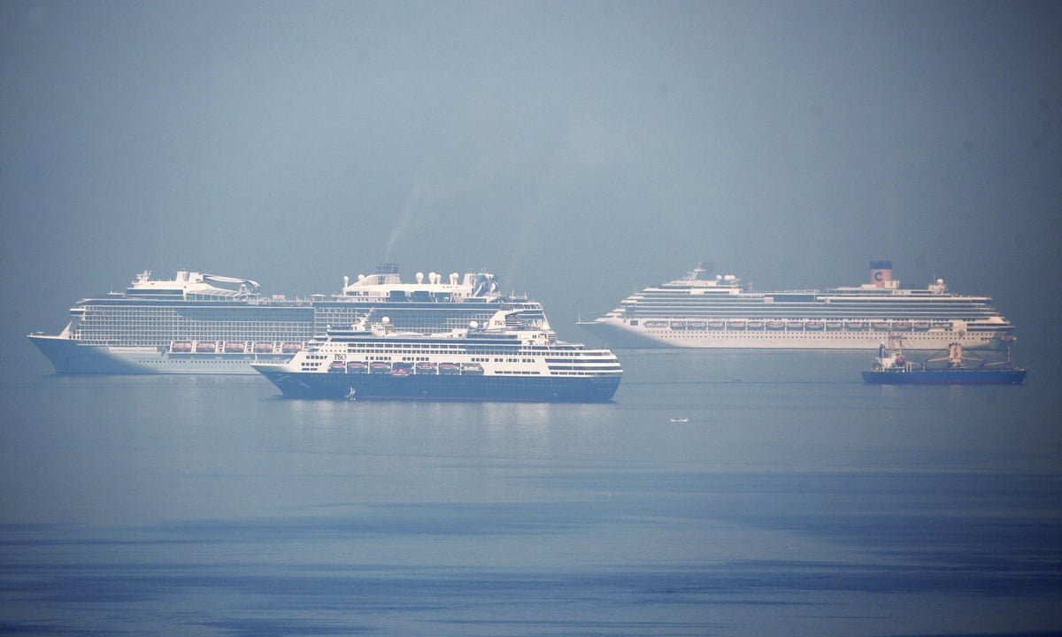 Locked Down Afloat Why Dozens Of Cruise Ships Ended Up Stranded In Manila Bay Coronavirus The Guardian