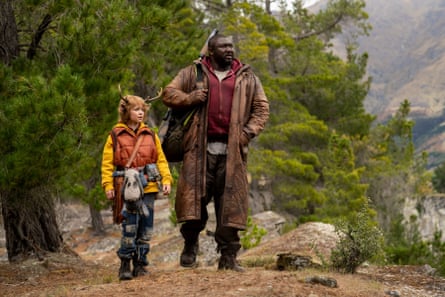 ‘It feels like a fairytale’ … Christian Convery and Nonso Anozie in Sweet Tooth.