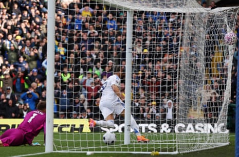 Noah Okafor scores