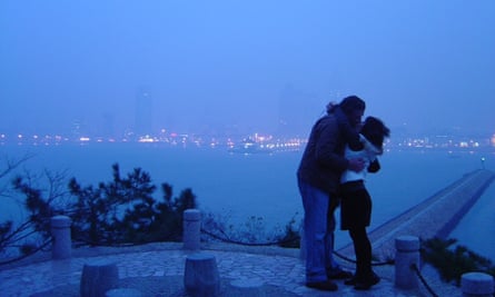 Charles and Yidi in Qingdao in November 2004
