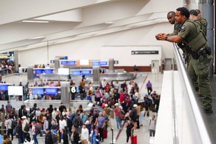 people looking at a group of people