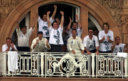 New Zealand players celebrate after winning at Lord’s