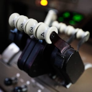 A leaver in the cockpit.