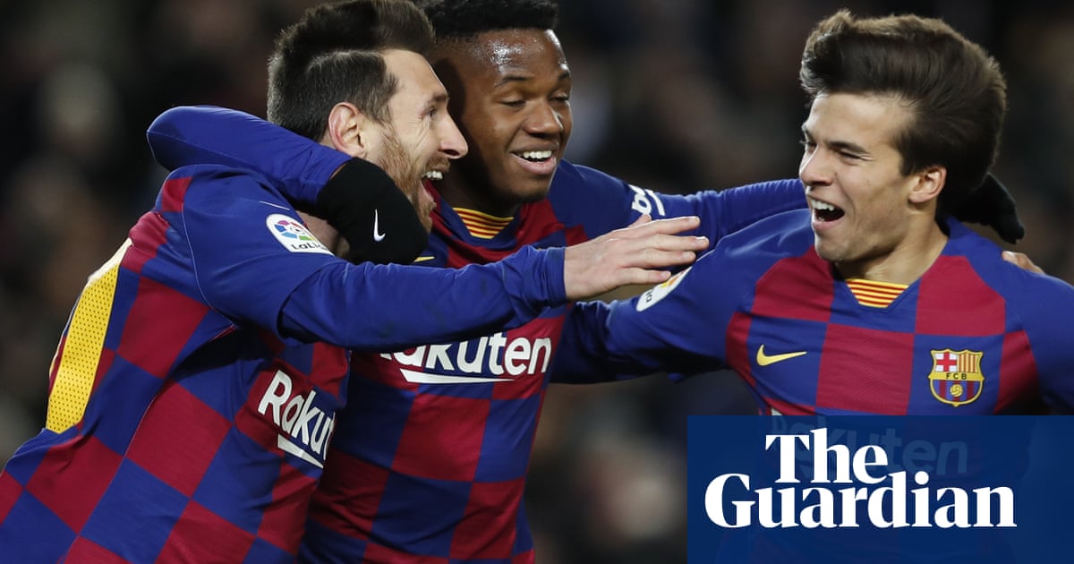 Pass Masters Barcelona Deliver First Glimpse Of The Setien Manifesto Sid Lowe Football The Guardian