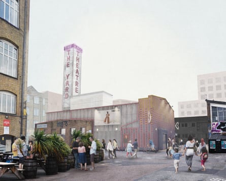 Illustration of the The Yard Theatre in Hackney Wick, London
