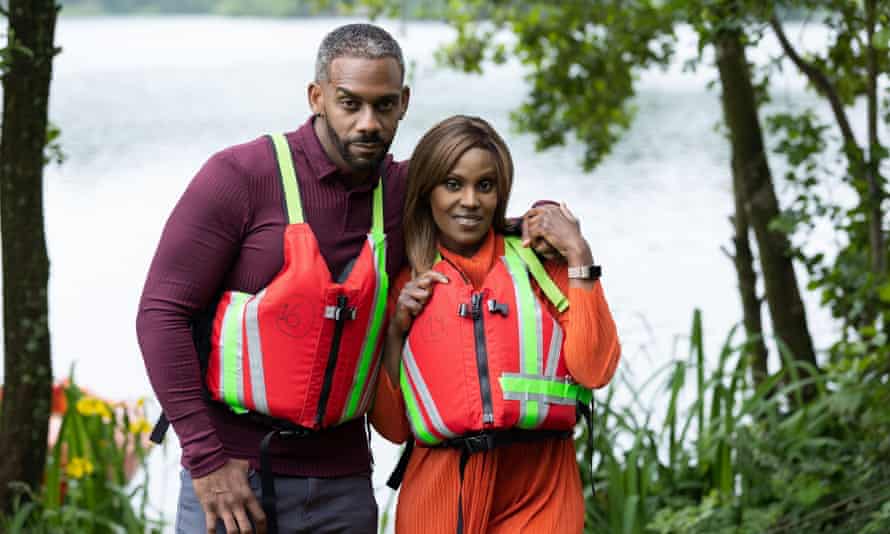 ‘Much to praise’... Felix (Richard Blackwood) and Martine (Kelle Bryan) in Hollyoaks.