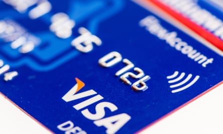 A Visa debit card