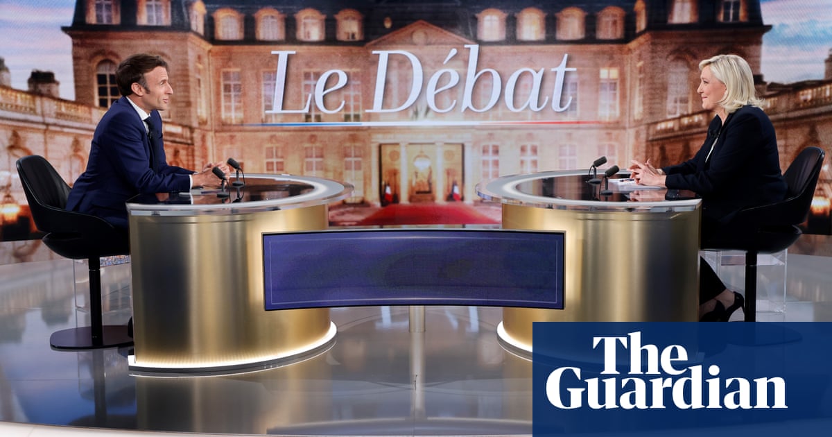 Macron and Le Pen go head-to-head in French presidential debate