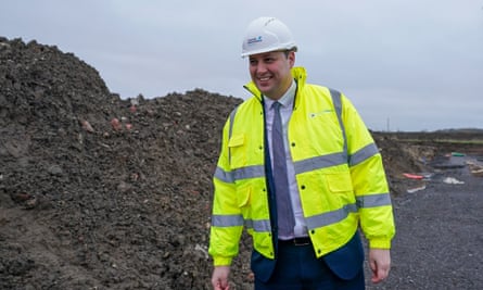 Tees Valley mayor Ben Houchen in hard hat