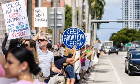 An abortion rights rally in Fort Lauderdale, Florida, in 2022.