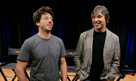 Sergey Brin, left, and Larry Page in 2008.