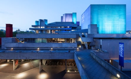 Denys Lasdun’s National Theatre, built in 1975 on London’s South Bank.