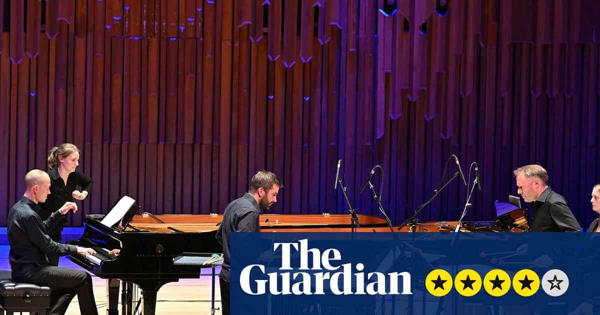 Colin Currie Group review – Steve Reich’s music is still bedazzling