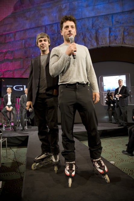 Larry Page (left) and Sergey Brin, the co-founders of Google.