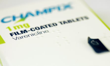 Packet of anti-smoking drug Varenicline tablets