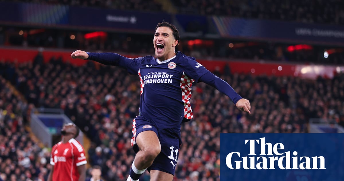 Arne Slot’s woes deepen as awful Liverpool are thrashed by PSV at Anfield