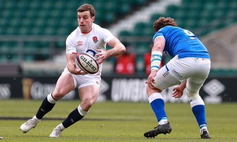 England's George Ford in action against Italy