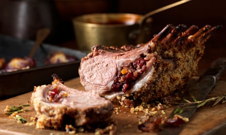 A rare rack of lamb with rosemary … feeling hungry?