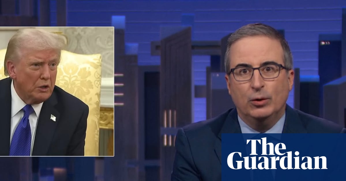 John Oliver on Trump’s last week: ‘We are supposed to live in a country of checks and balances’