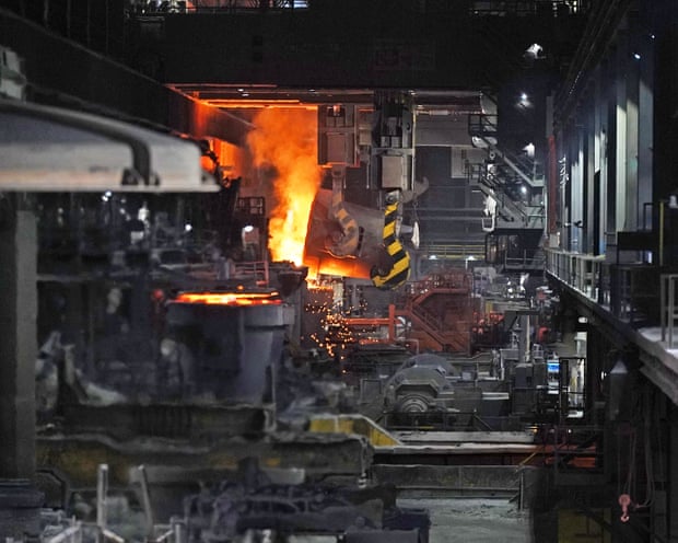 British Steel's Scunthorpe works
