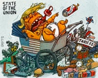 Stephen Lillie Opinion cartoon Trump State of the Union