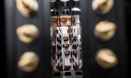 An employee installs a lithium-ion battery cell into a testing system at the Powervault office in London. Powervault is one of several companies giving a second life to lithium-ion batteries.