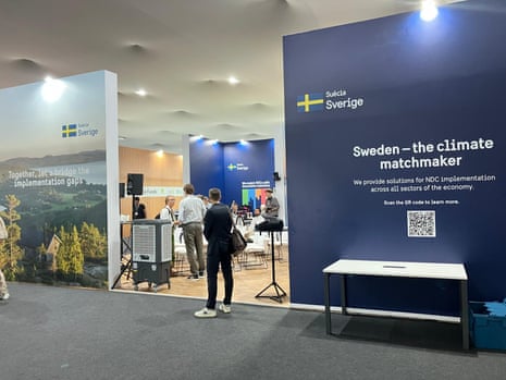 A photo of Sweden's pavilion