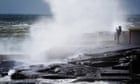 Dozens of flights cancelled as Storm Kathleen hits west of UK
