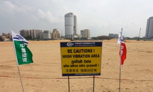 A sign at the site