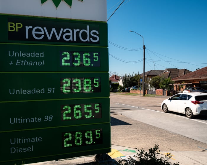 Australia news live: fuel prices rise ahead of interest rate decision; whale carcass prompts shark warnings at Perth beach