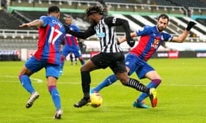 Allan Saint-Maximin offered encouragement after coming off the bench for Newcastle.