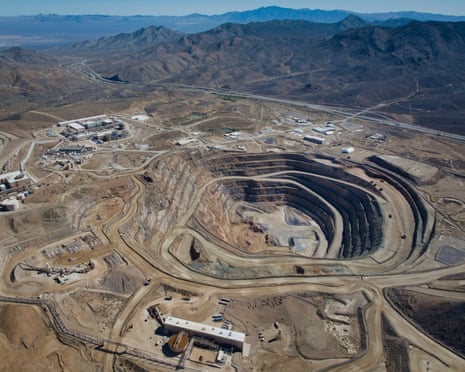 A large strip mine