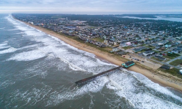 The Outer Banks are seen the morning after Hurricane Dorian struck Kill Devil Hills, North Carolina, in September.