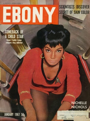 Star Trek’s Nichelle Nichols on the January 1967 cover of Ebony magazine