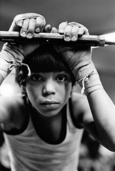 From Series: Do Or Die – Papo Angel Morales waiting to enter the ring, Gleason Gym, Brooklyn 1981