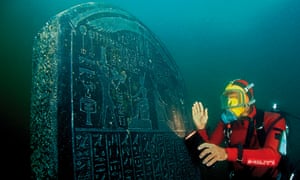 Stela from Thonis-Heracleion, Aboukir Bay, Egypt.