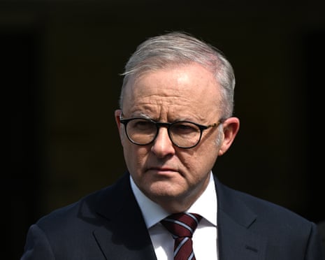 Labor says Hamas tries to 'manipulate facts' after terrorist group welcomes Australia's Palestine recognition decision | Anthony Albanese | The Guardian