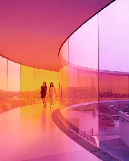 Your rainbow panorama.Your rainbow panorama by Olafur Eliasson at ARoS Aarhus Museum of Art