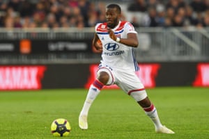 Tanguy Ndombele, in action for Lyon, has been told he can become world-class at Spurs.