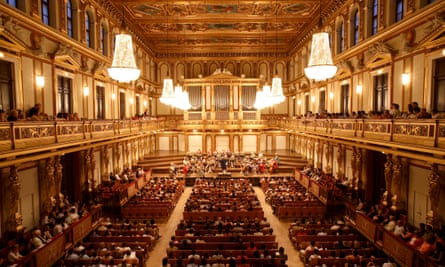 The classic ‘shoebox’ design of the Musikverein in Vienna.