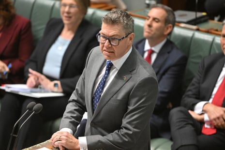 Pat Conroy during question time on Monday.