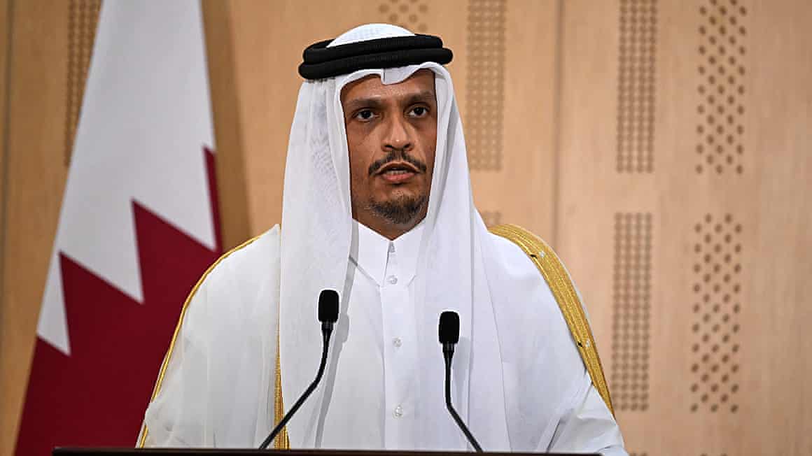 Mohammed bin Abdulrahman bin Jassim al-Thani, the prime minister of Qatar, which has played a key role in attempts to forge a peace deal between Israel and Hamas.