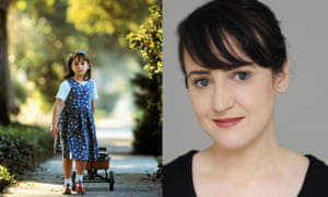 Mara Wilson in Matilda in 1996, and today