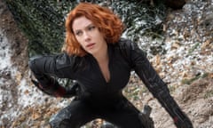 This photo provided by Disney/Marvel shows, Scarlett Johansson as Black Widow/Natasha Romanoff, in the film, “Avengers: Age Of Ultron.” The movie releases in the U.S. on May 1, 2015. (Jay Maidment/Disney/Marvel via AP)
